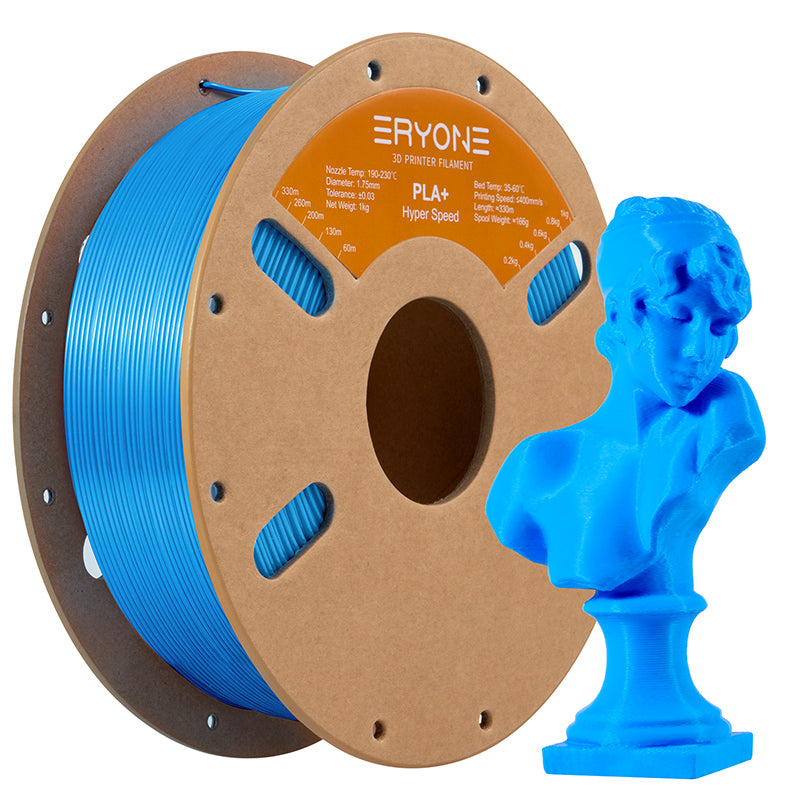 ERYONE Hyper Speed PLA+ 3D Printer Filament, Dimensional Accuracy +/- 0.05 mm 1kg (2.2LBS)/Spool, 1.75mm