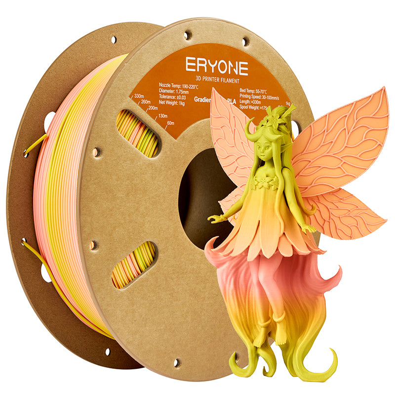 ERYONE Matte Dual-Color PLA Filament for 3D Printers,Accuracy +/- 0.03 mm,1kg (2.2LBS)/Spool 1.75mm