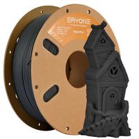 ($13 for the whole thing) PLA Special - PLA Wood-Charcoal Grey 1kg