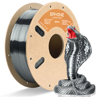 PLA Silk Filament - 1.75mm±0.03mm (1kg) - PLA Silk-Gunmetal Gray