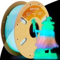 PLA Glow in The Dark Filament - 1.75mm±0.03mm (1kg) - PLA Glow in The Dark-Colorful Rainbow