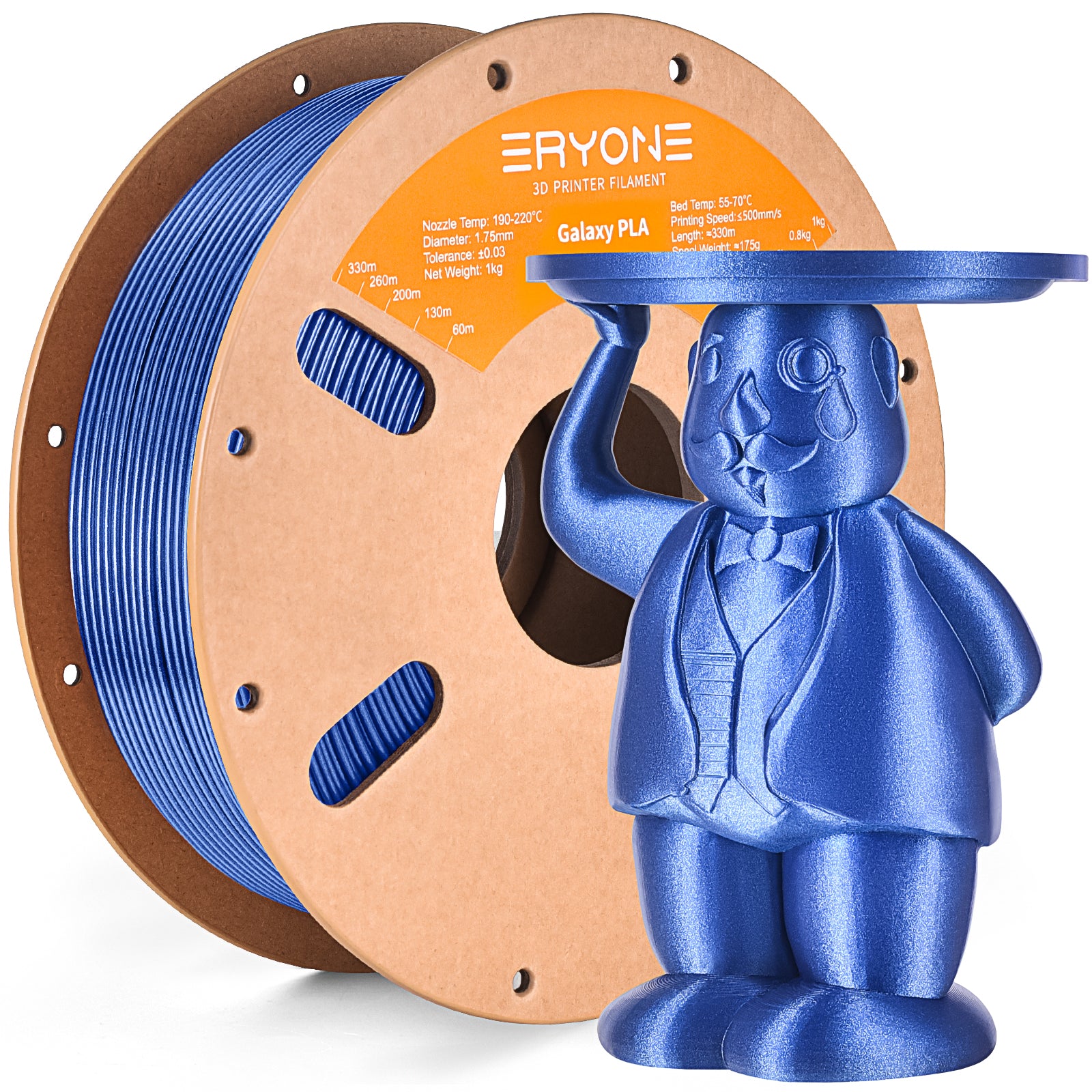 PLA Galaxy Sparkly Glitter Filament - 1.75mm±0.03mm (1kg)