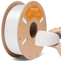 TPU 85A Flexible Filament - 1.75mm±0.03mm (1kg) - TPU 85A Flexible-Solid White