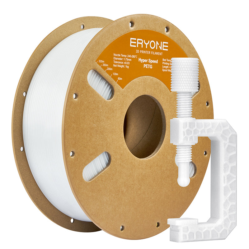 ERYONE PETG Filament, 1.75mm ±0.03mm Filament for 3D Printer, 1KG(2.2LBS)/ Spool