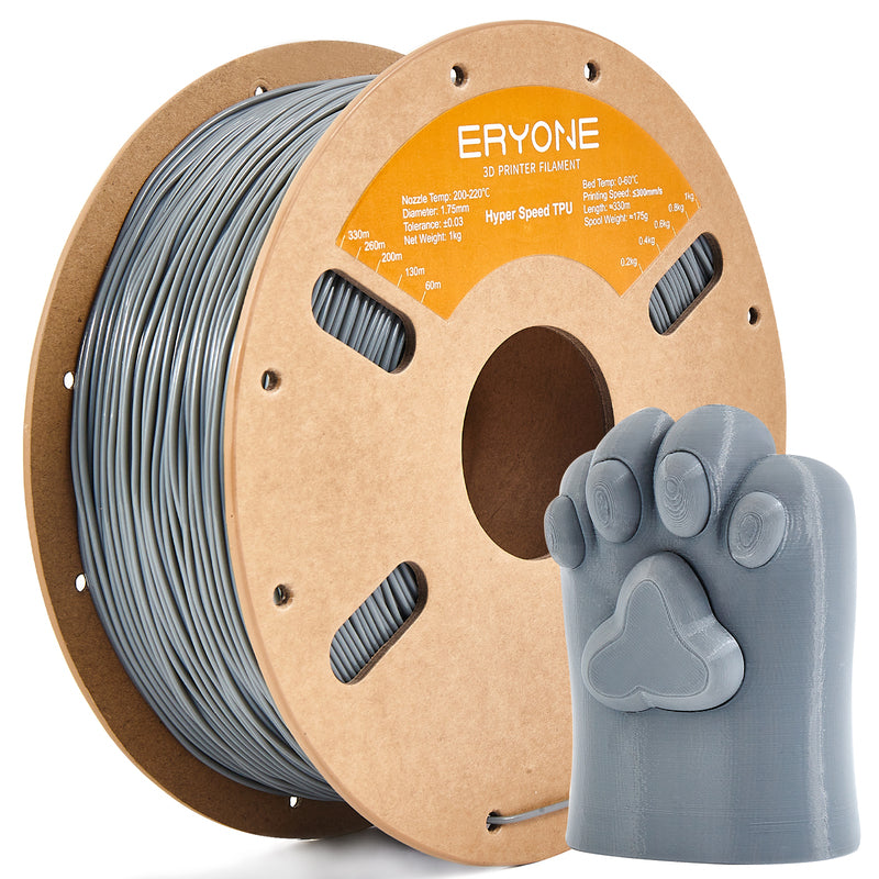 ERYONE 1.75mm High Speed TPU 3D Printer Filament, Dimensional Accuracy +/- 0.05 mm, 0.5kg&1kg (1.1 LB) / Spool