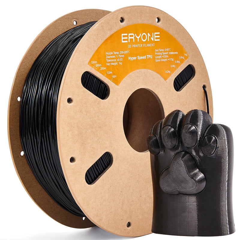 ERYONE 1.75mm TPU 3D Printer Filament, Dimensional Accuracy +/- 0.05 mm, 0.5kg (1.1 LB) / Spool