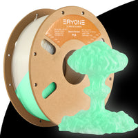 ($13 for the whole thing) PLA Special - PLA Luminous-White to Green 1.75mm 1kg