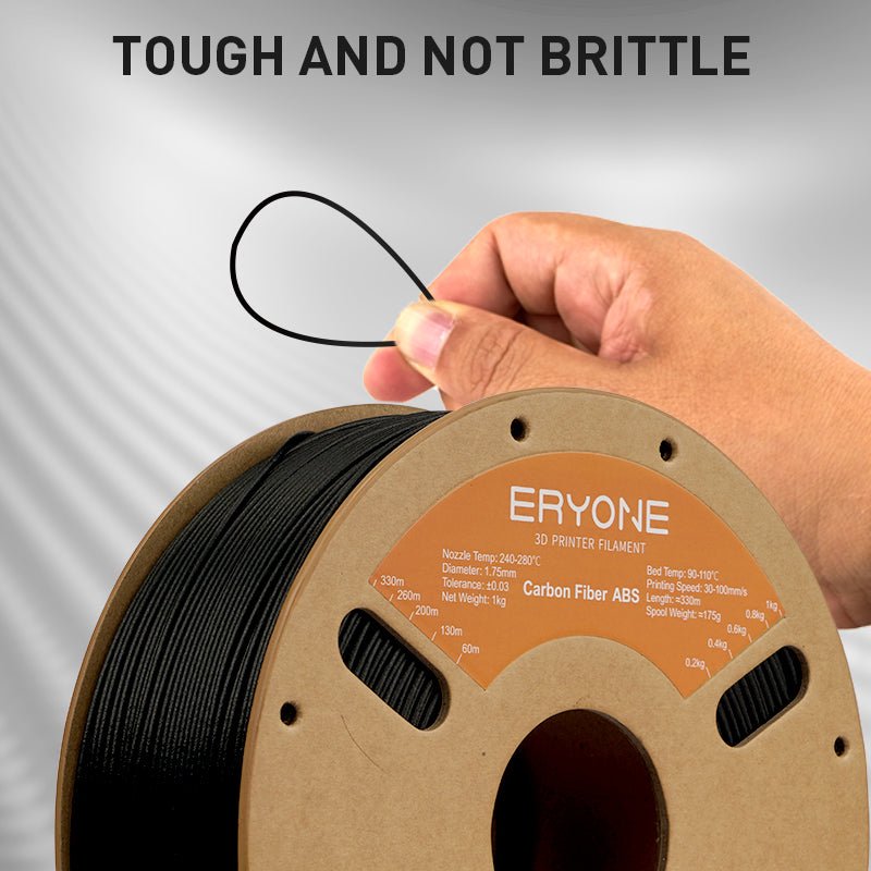 ABS & ABS - CF Filament - 1.75mm±0.03mm (1kg)