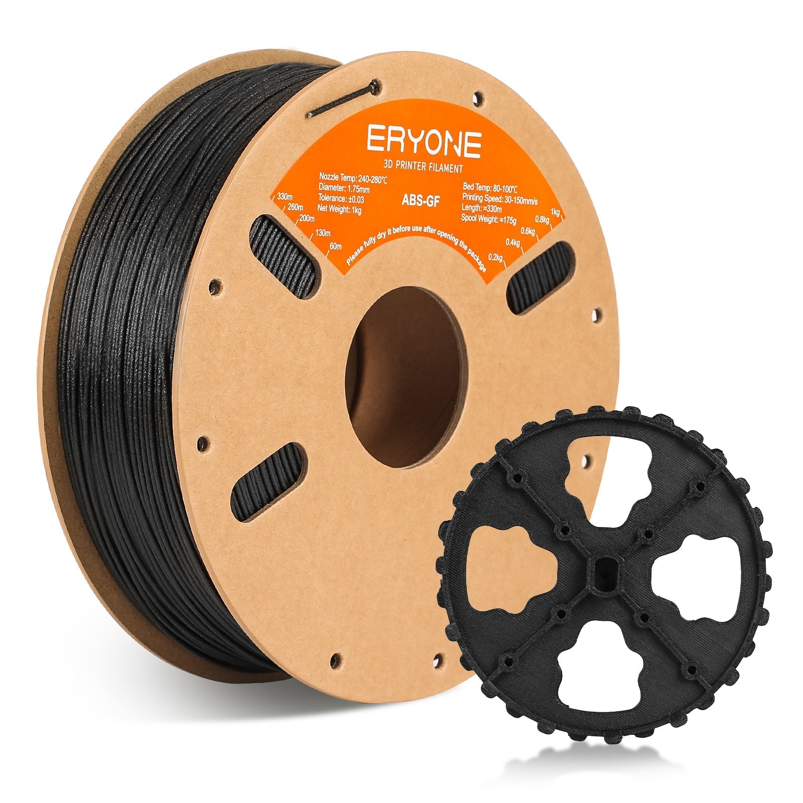 ABS Fiberglass Filament - 1.75mm±0.03mm (1kg)