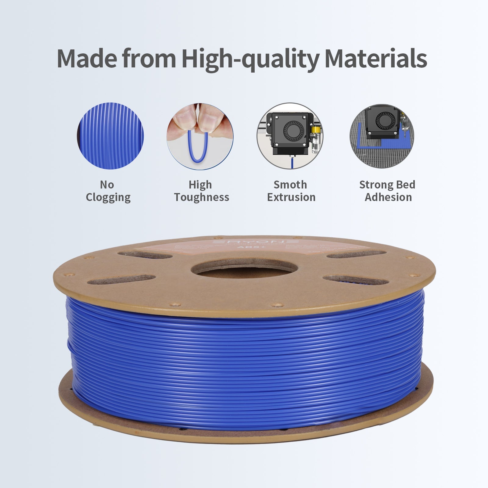 ABS+ Filament - 1.75mm±0.03mm (1kg)