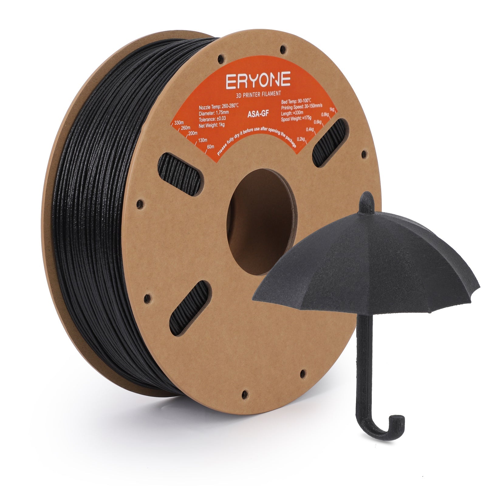 ASA Fiberglass Filament - 1.75mm±0.03mm (1kg)