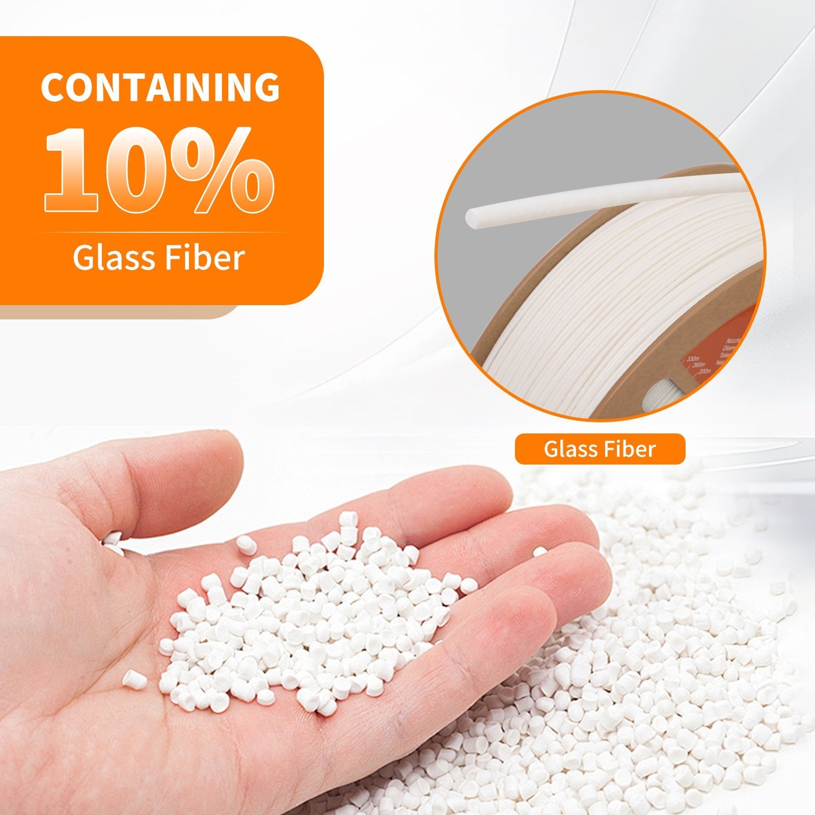 ASA Fiberglass Filament - 1.75mm±0.03mm (1kg)