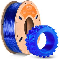 TPU Filament,  - 1.75mm±0.03mm (0.5kg & 1kg) - Transparent Blue-1kg