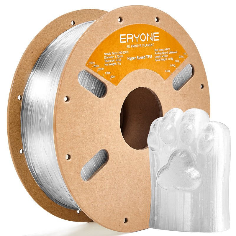 (Bundle Sale) TPU Filament，0.5kg (MOQ:10 Rolls，Mixable)