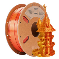 PLA  Dual-Color Silk Filament - 1.75mm±0.03mm (1kg) - Gold&Copper