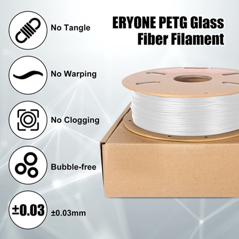 PETG Fiberglass Filament - 1.75mm±0.03mm (1kg)
