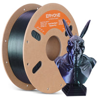 PLA Burnt Titanium Dual Color Filament - 1.75mm±0.03mm (1kg) - Dual Color-Green & Purple Blue
