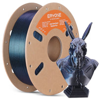 PLA Burnt Titanium Dual Color Filament - 1.75mm±0.03mm (1kg) - Dual Color-Black & Blue