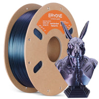 PLA Burnt Titanium Dual Color Filament - 1.75mm±0.03mm (1kg) - Dual Color-Blue & Rose Red