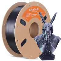 PLA Burnt Titanium Dual Color Filament - 1.75mm±0.03mm (1kg) - Dual Color-Green & Rose Red