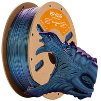 PLA Burnt Titanium Filament - 1.75mm±0.03mm (1kg) - Burning Titanium-Technology Blue
