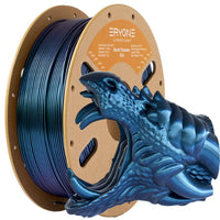 PLA Burnt Titanium Filament - 1.75mm±0.03mm (1kg) - Burning Titanium-Blue
