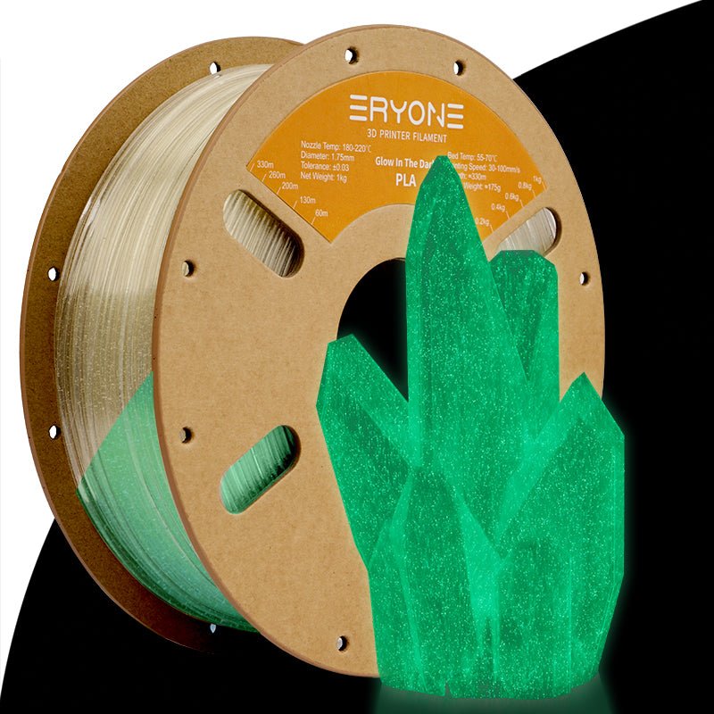 PLA Glow in The Dark Filament - 1.75mm±0.03mm (1kg)