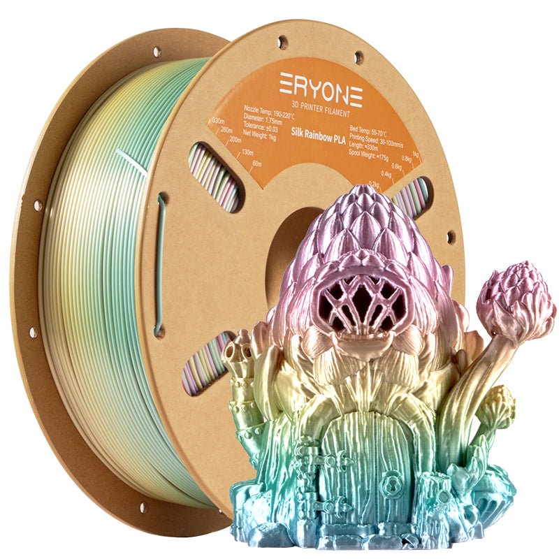 PLA Rainbow Filament - 1.75mm±0.03mm (1kg)