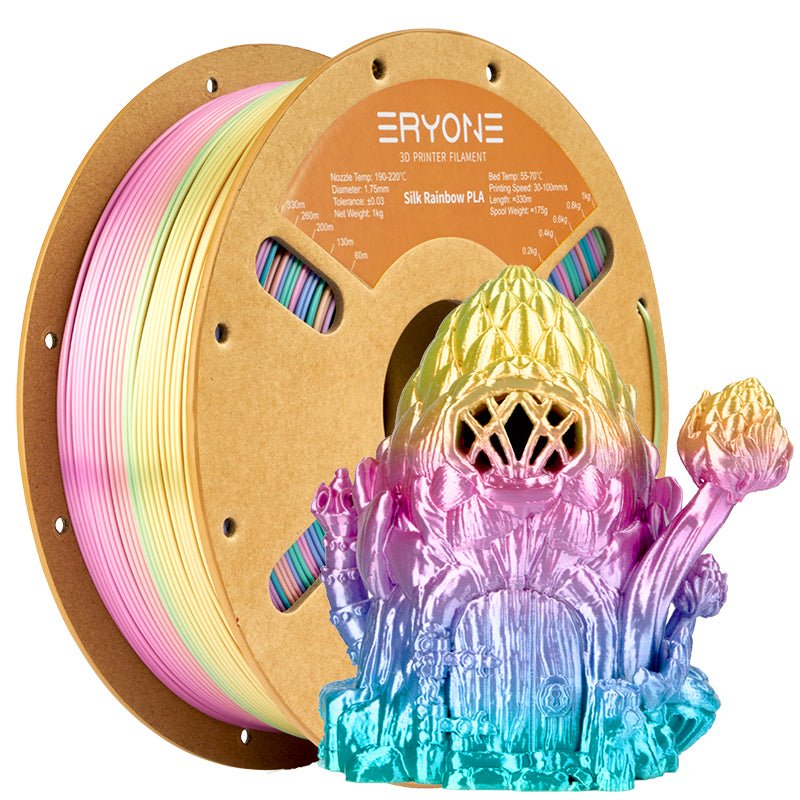 PLA Rainbow Filament - 1.75mm±0.03mm (1kg)