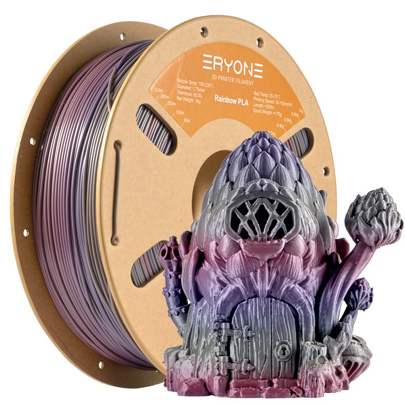 PLA Rainbow Filament - 1.75mm±0.03mm (1kg)