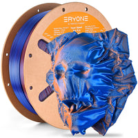 PLA Silk High-Speed Dual-Color Filament - 1.75mm±0.03mm (1kg) - PLA Silk Dual-Color-Orange & Blue