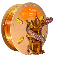 PLA Triple-Color Silk Filament - 1.75mm±0.03mm (1kg) - Gold&Silver&Copper