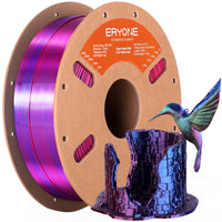PLA Triple-Color Silk Filament - 1.75mm±0.03mm (1kg) - High Speed-Red&Blue&Green