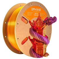 PLA Triple-Color Silk Filament - 1.75mm±0.03mm (1kg) - Red&Gold&Purple