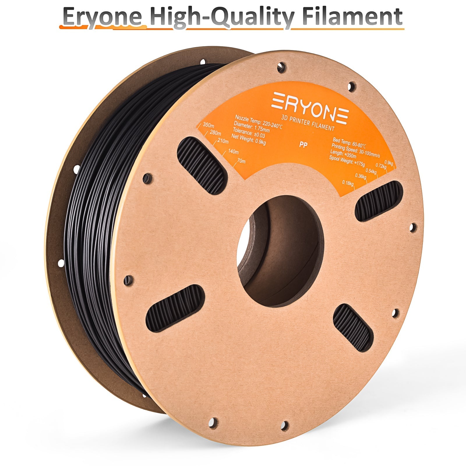 PP & PP - CF Filament - 1.75mm±0.03mm (900g)