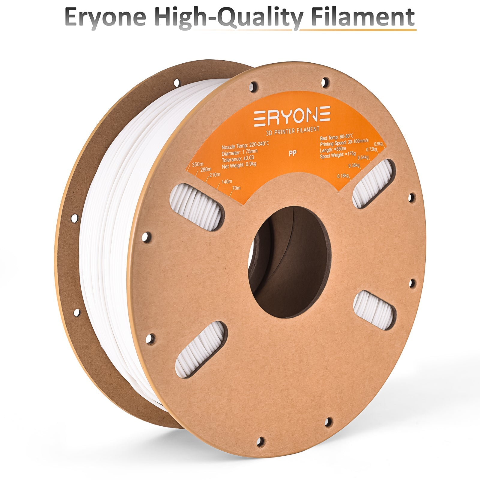 PP & PP - CF Filament - 1.75mm±0.03mm (900g)