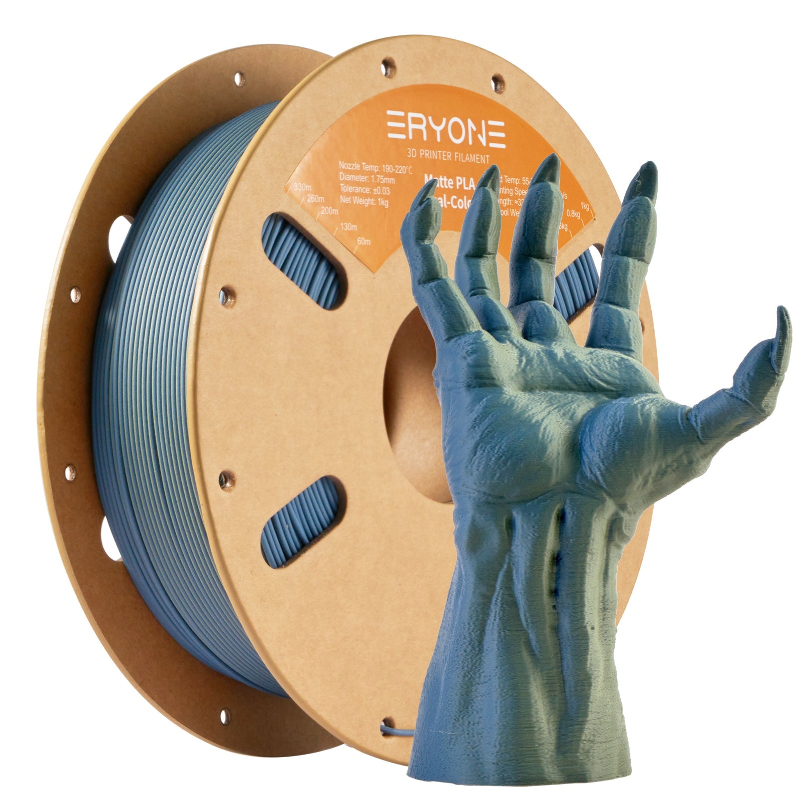 (Pre - sale) PLA Dual - Color Matte Filament - 1.75mm±0.03mm (1kg)