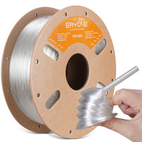 TPU 90A Flexible Filament - 1.75mm±0.03mm (1kg) - TPU 90A Flexible-Transparent