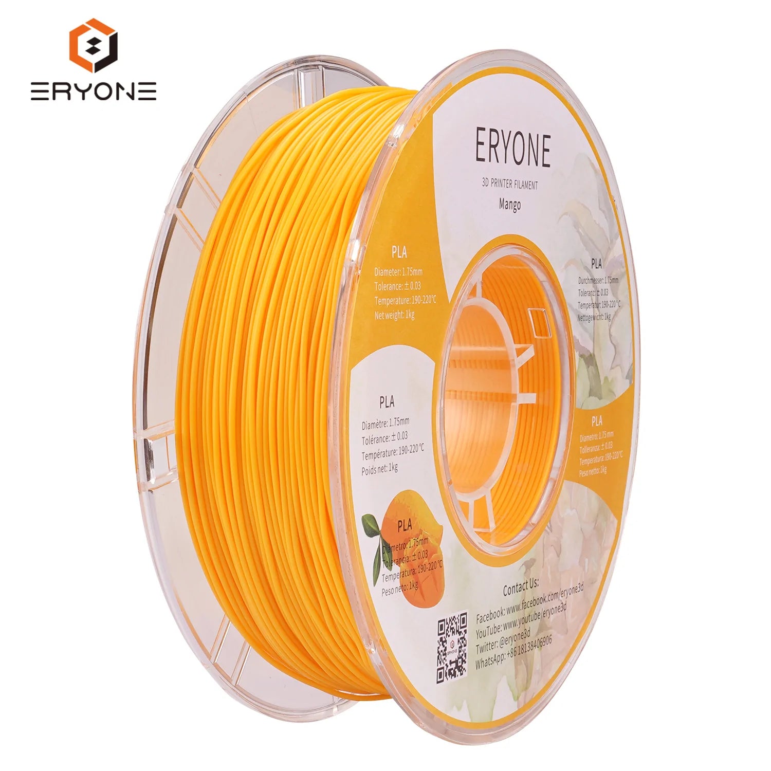 Pre-sale ERYONE 1kg (2.2LBS)/Spool 1.75mm Scented 3D Printer Filament, Dimensional Accuracy +/- 0.05 mm