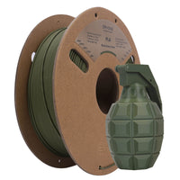 (CA only)（Pre-sale）PLA All Series Filament，1kg (MOQ:20 Rolls，Mixable) - Matte-ARMY GREEN