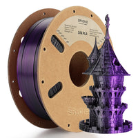 (CA only)（Pre-sale）PLA All Series Filament，1kg (MOQ:20 Rolls，Mixable) - Silk Dual-Color-Black&Purple