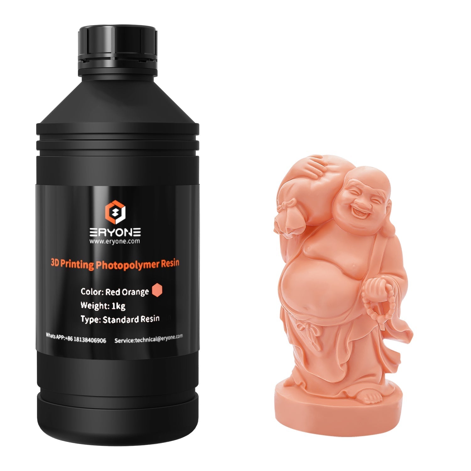 ERYONE Super Low Odor 3D Printer Photopolymer Resin 1kG