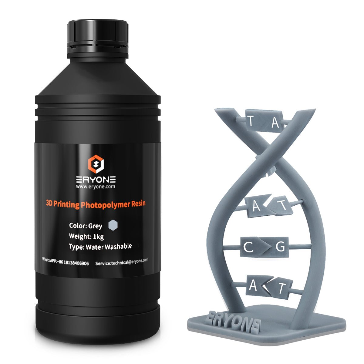 ERYONE Water Washable 3D Printer Resin 1KG