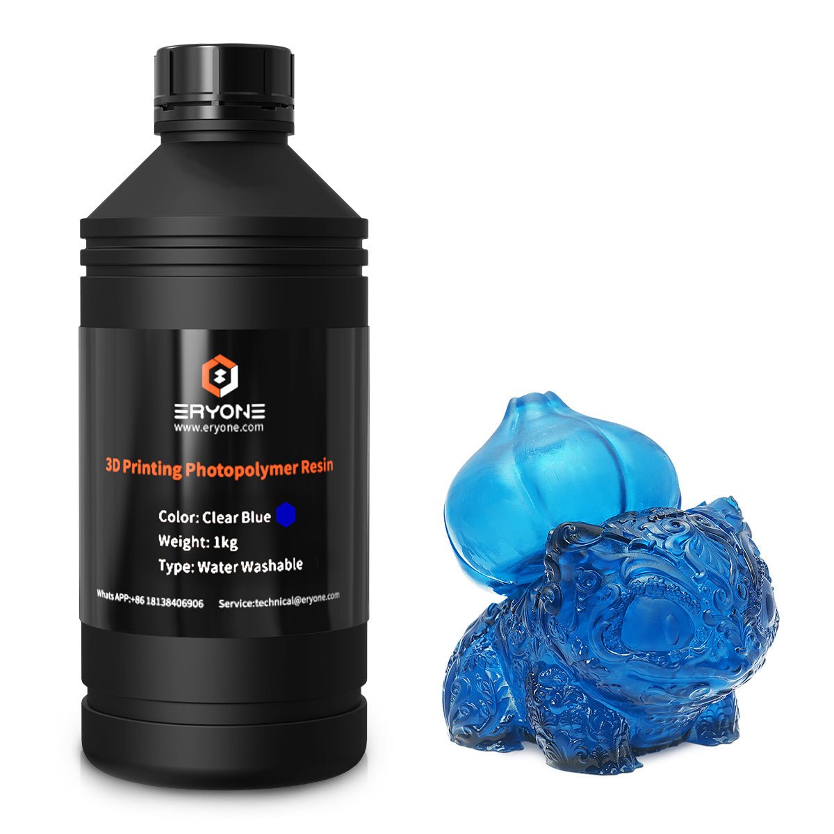 ERYONE Water Washable 3D Printer Resin 1KG