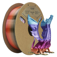PLA Rainbow Silk Filament - 1.75mm±0.03mm (1kg) - PLA Rainbow Silk-Candy