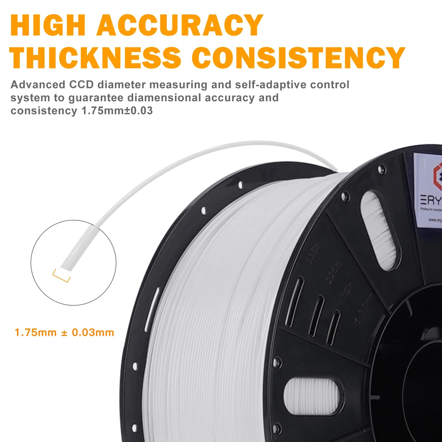 （Pre - sale） PLA Filament - 1.75mm±0.03mm (3kg)