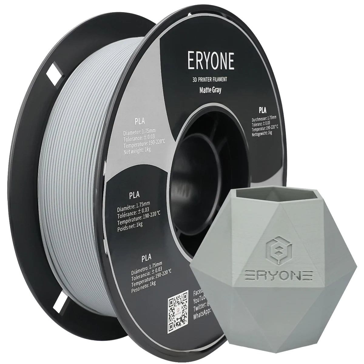 （Pre - sale）PLA Matte Filament - 1.75mm±0.03mm (1kg)