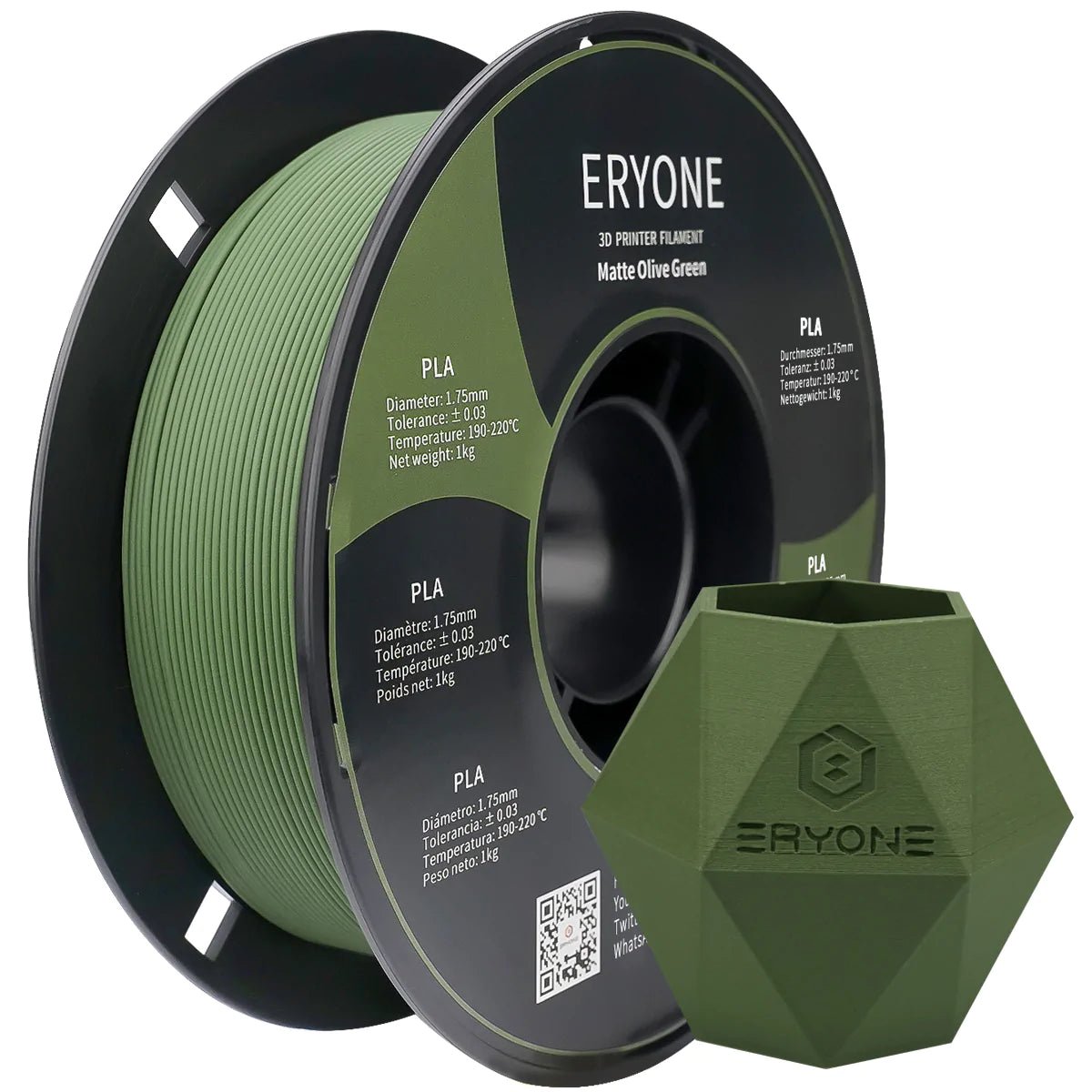 （Pre - sale）PLA Matte Filament - 1.75mm±0.03mm (1kg)