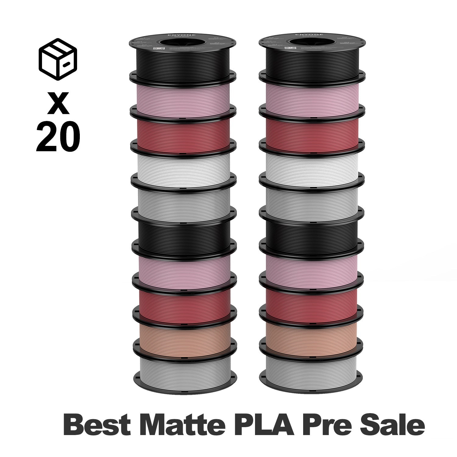 （Pre - sale）PLA Matte Filament - 1.75mm±0.03mm (1kg)